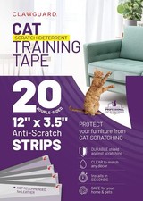 20 PCS Cat Training Tape Strips Double Sided Anti Scratch Shields 12x3.5