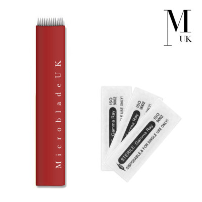 Schattierungsklingen Mikroklingennadeln - Augenbrauen Tattoo Microblading FLACHER SHADER Füllung