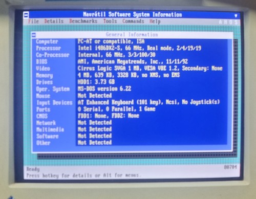 DFI 486-CCV + 486DX2-S 66MHz + 4 MB Ram + VLB Cirrus Logic GD5428 - 第 9/12 張圖片