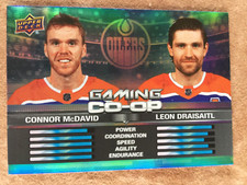 Connor MCDAVID Leon DRAISAITL 2024-25 UD Ser 1 Hky GAMING CO-OP Blue SP #GPO-1