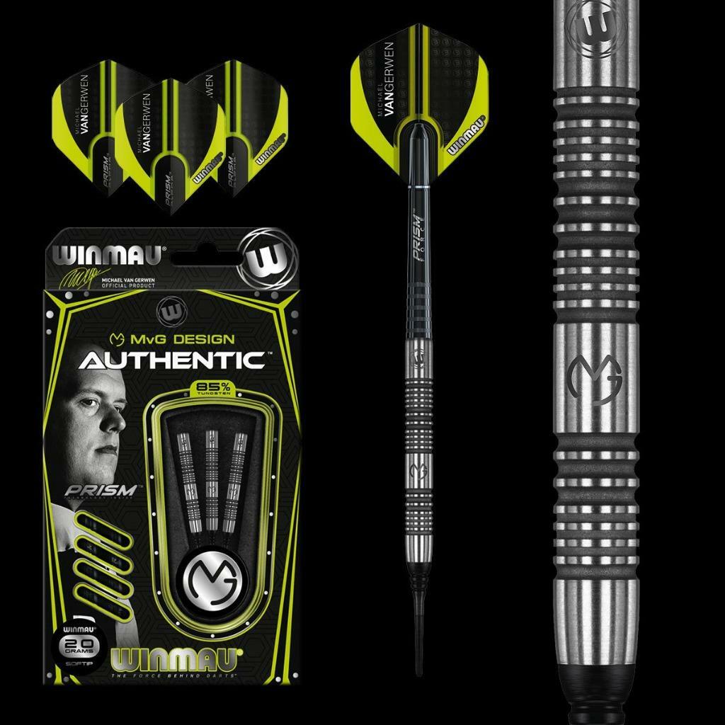 WINMAU Michael van Gerwen MVG AUTHENTIC 85% Tungsten 20 G