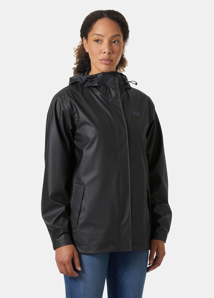 Helly Hansen Moss Waterdichte, winddichte regenjas voor heren, zwart, XXL