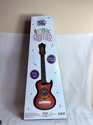 CHILDRENS KIDS WOODEN ACOUSTIC GUITAR MUSICAL INSTRUMENT CHILD TOY XMAS GIFT 3+