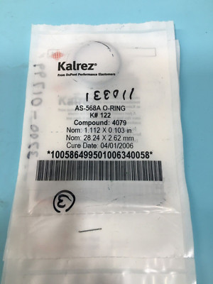 KALREZ AS-568A O-RING K#122, COMPOUND 4079, 117005