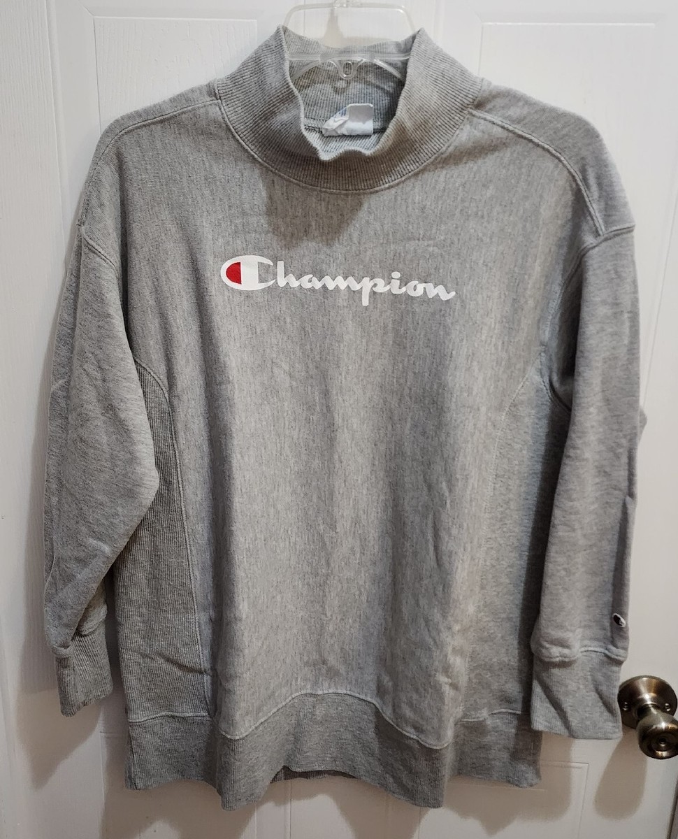 Champion Reverse Weave Sweatshirt Mens Sz M Pullover Gray