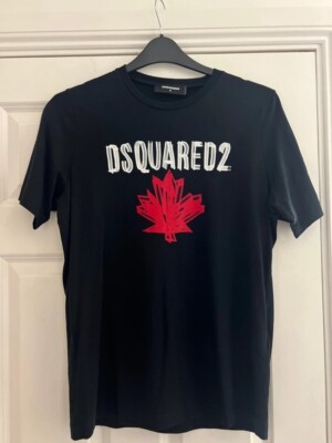 Authentic Men's D-Squared2 Medium size Maple Leaf Short Sleeve