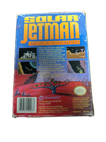 Solar Jetman | Aut&eacute;ntico carrito de juegos Nintendo NES 1990 con caja | Probado y funcionando