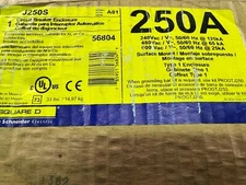 Square D J250S NIB 250A Breaker Enclosure Nema 1 See Pics #E4