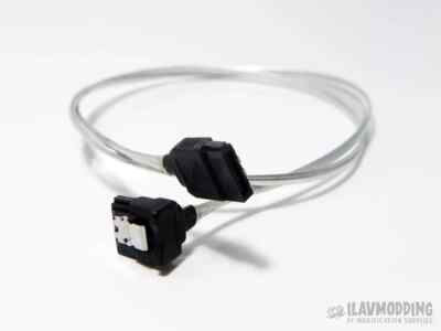 Ultra Slim SATA 3.0 Cable with Lock 180° to 90° 65cm