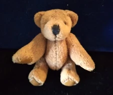 Vintage Miniature 2 1/2" Brown Teddy BEAR Jointed Movable