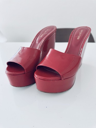 SERGIO ROSSI Schuhe Plateau Wedges Rot Lackleder Euro EU 41 UK8 US 10 AU 10 - Bild 15 von 24