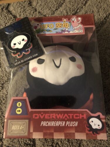 SDCC 2019 Blizzard Pachireaper Plush and Collectible Pin Bundle IN HAND - Afbeelding 1 van 4