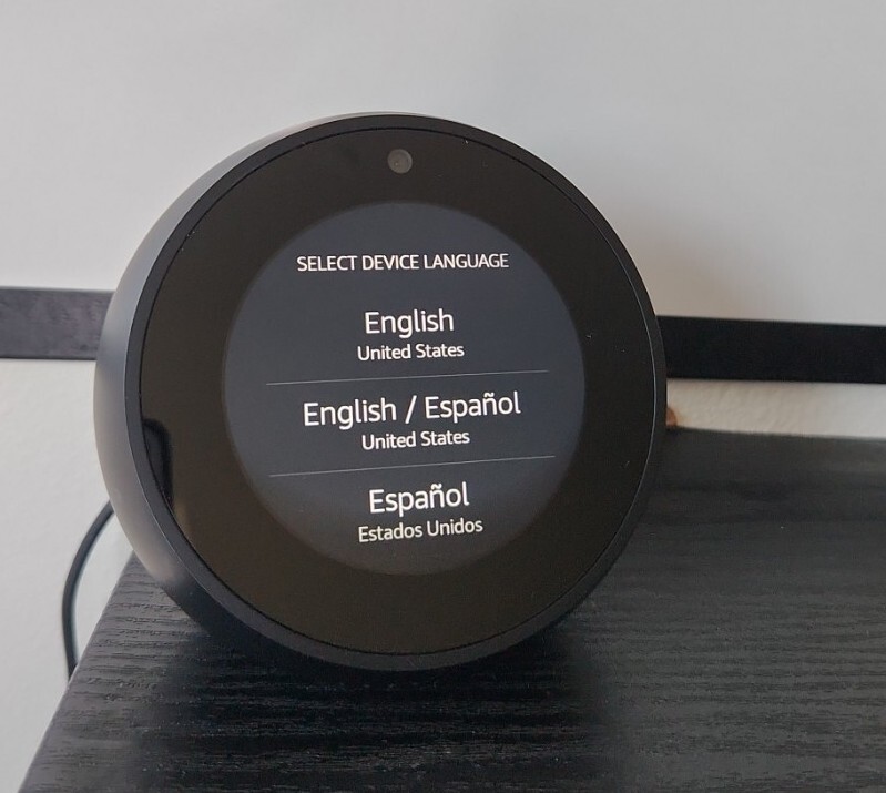Echo Spot Smart Alarm Clock with Alexa Black 841667159287|