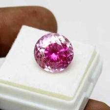 Natural 10 Ct Bi-Color Pitambari Sapphire Round Loose Certified Gemstone