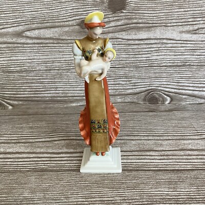 Fine Herend Porcelain Madonna and Child Figurine