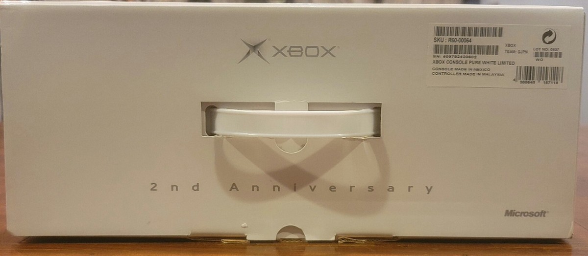 Ultra RARE Xbox Pure White 2nd Anniversary Japan Release Ultra RARE Xbox Pure White 2nd Anniversary Japan Release