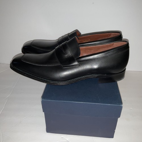 Mocasín de cuero de centavo Charles Tyrwhitt negro para hombre talla 10 Reino Unido / 10,5 EE. UU. - Imagen 2 de 8