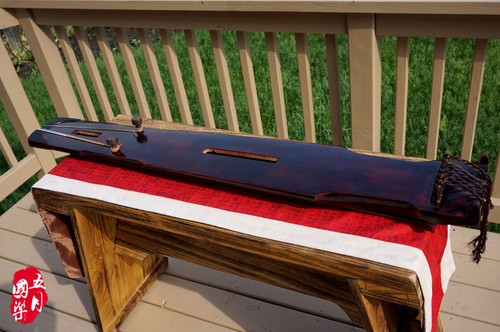 Standard Chinese Aged Fir Guqin 7-stringed Zither Instrument -- 標準古琴(老杉木/仲尼) - Picture 10 of 12