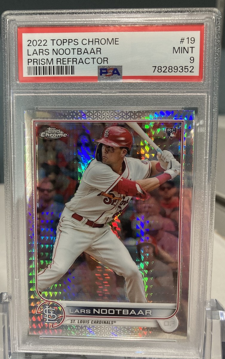 ゲームセンター・ゲームカード 2022 Topps Lars Nootbaar Auto PSA 9 2022 Topps Chrome ラーズ・ヌートバー PSA9 - メルカリ