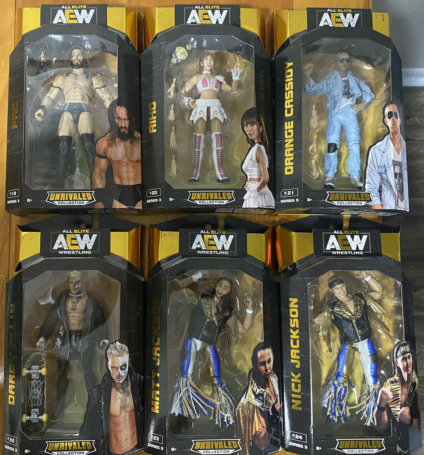 3.0 Aewwwe Elite Rare Collection Action Figures - Aew Wrestling Toys For  Collectors