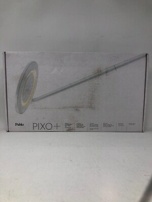 Pablo PIXO+ LED Task Light ~ Aluminum Adjustable Desk Light w/ Charger, Black