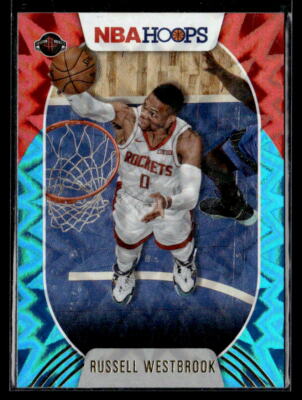 Russell Westbrook - 2020-21 Hoops Teal Explosion #60 Houston Rockets