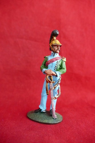 Soldat De Plomb Delprado - 7e Hussards Prussiens 1806 - Échelle 1:32 (60mm) - Premier Empire - Bon État