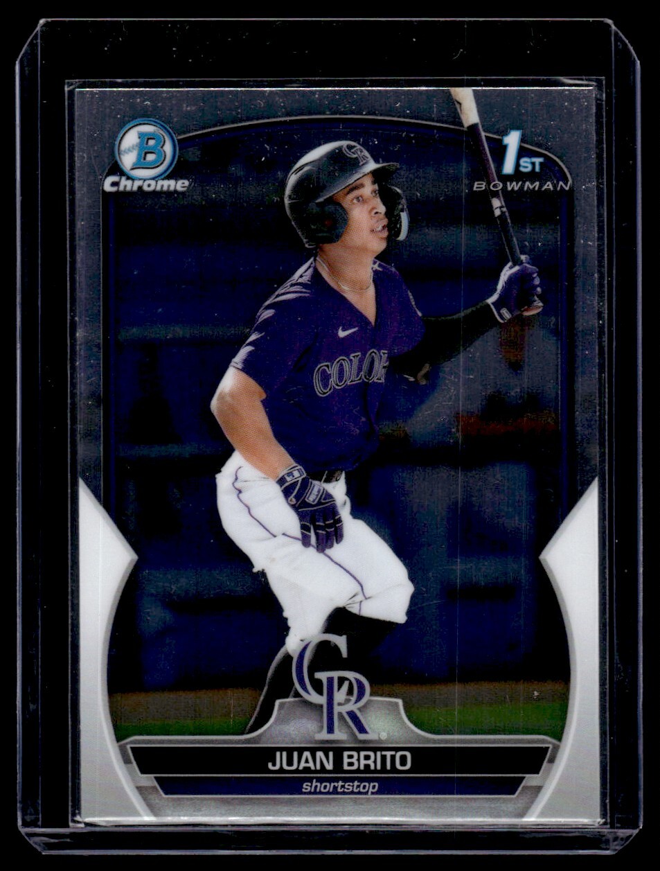 2023 Bowman Chrome Prospects Juan Brito Colorado Rockies #BCP-77