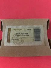 Longaberger 2009 Tender Heart Tie On - NIB - #23648