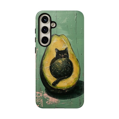 Phone-Ink iPhone, Pixel, Samsung Galaxy Case - Avocado Cat Seed - 第 156/253 張圖片