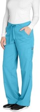 Barco Grey's Anatomy Women's 4 Pocket Elastic Back Scrub Pants X Small New