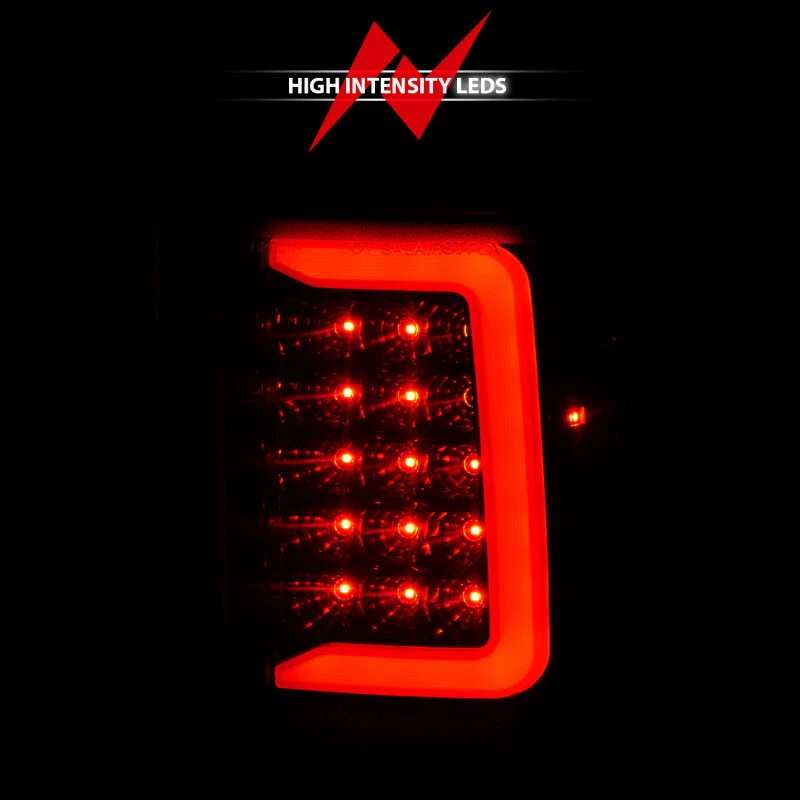 ANZO 适用于 1993 - 1997 年福特 Ranger LED 尾灯带灯条黑色外壳透明 — 第 3/4 张图片