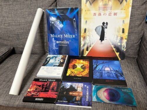 MALICE MIZER CD DVD Photo Book Merveilles Bara no Seidou MALICE MIZER CD DVD Photo Book Merveilles Bara no Seidou