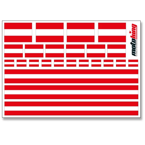 ÖSTERREICH AUFKLEBER | FLAGGEN STICKER | HELM FAHRRAD MODELLBAU BOBBYCAR AUTO