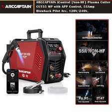ARCCAPTAIN iControl Non-HF 55Amp Plasma Cutter CUT55 MP LED Display 120V/240V