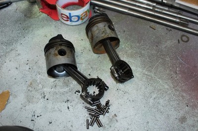 Used Evinrude Johnson 15012 1953 Evinrude Used Pistons and Rods as Is For Parts