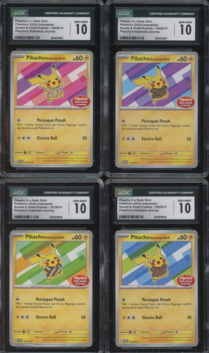 Pikachu graded CGC 10 for sale on eBay