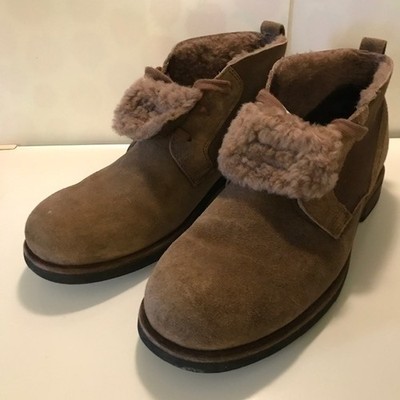 UGG Stiefel Chukka Boots Wildleder Fell gefüttert 43