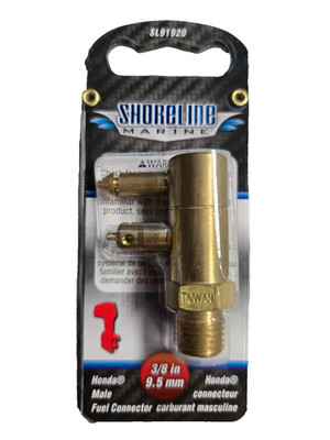 Honda Outboard Fuel Line Connector Male 3/8'' (9.5MM)  OEM 478MMC  SL91920