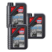 3X MotoröL Liqui Moly 3816 Motorbike HD Synth 20W-50 Street Motorrad Bike 1