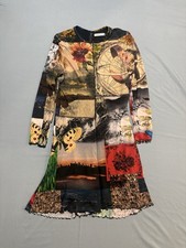 Alice and Olivia Delora Paneled Flare Mini Dress Women’s 14