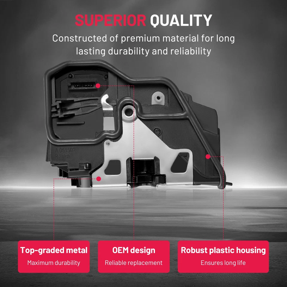 Door Lock Actuator Rear Right Side For BMW 320i 335i 550i 740li M3 M6 X5 X6 Z4 Foto 3 de 4