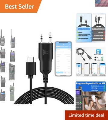 Efficient Type-C Walkie-Talkie Programming Cable for Quick Frequency Management
