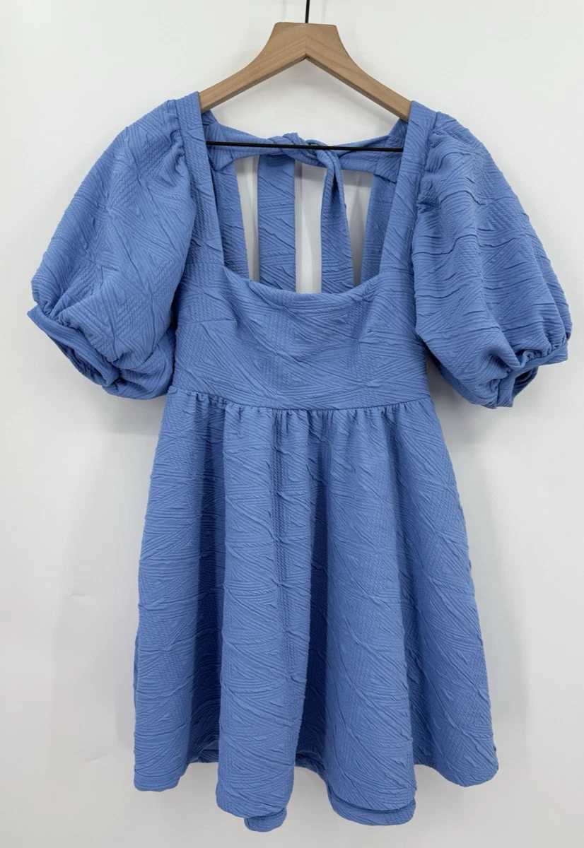 corset blue mini dress Windsor Candence Satin Rhinestone Corset Mini Dress in Navy Blue | Size: XL