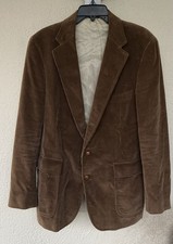 VTG Polo University Club Ralph Lauren Mens 43L Corduroy Blazer Jacket Brown