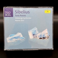 Sibelius TONE POEMS Jarvi Goteborgs Symfoniker [DG/BMG 3 CD Box Set] NEAR MINT