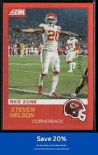 Steven Nelson 2019 Score #3 Red Zone #/20 Kansas City Chiefs I70