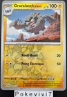 Carte Pokemon GRAVALANCH 045/159 REVERSE EV9 Aventures Ensemble JTG FR NEUF