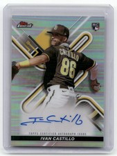 2022 Topps Finest #FA-IC Ivan Castillo Finest Autographs Refractor