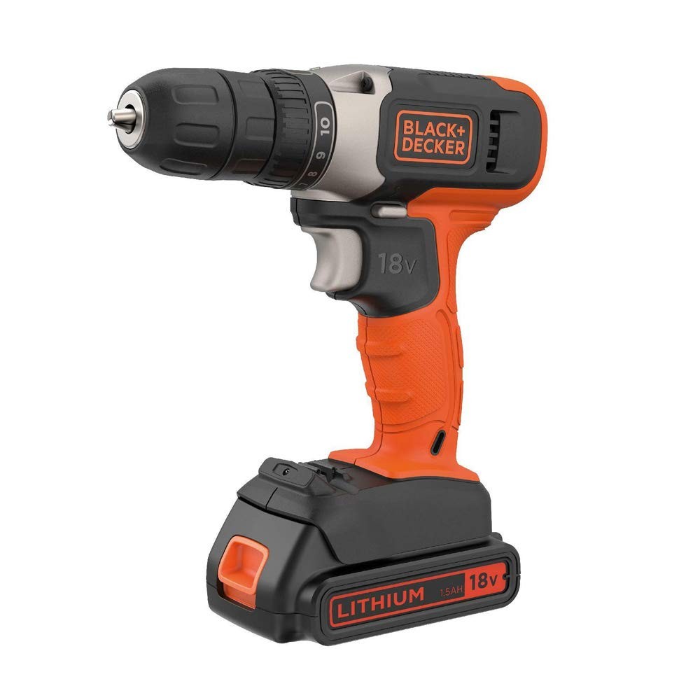 Trapano avvitatore a batteria 18V con 10 posizioni